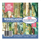 La-La Land Crafts Woodlands 6x6 inch Paper Pack dp053