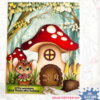 La-La Land Crafts Woodlands 6x6 inch Paper Pack dp053 brown mouse