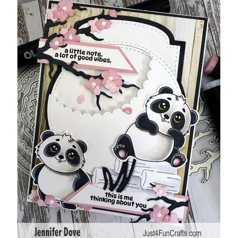 La-La Land Crafts Worry Never Clear Stamps cl192 good vibes