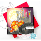La-La Land Crafts You Slay Me Clear Stamps cl172 castle