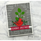 Simon Says Clear Stamps Label Slides Christmas 3241ssc Christmas Card