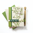 Simon Says Clear Stamps Label Slides Christmas 3241ssc Christmas Card