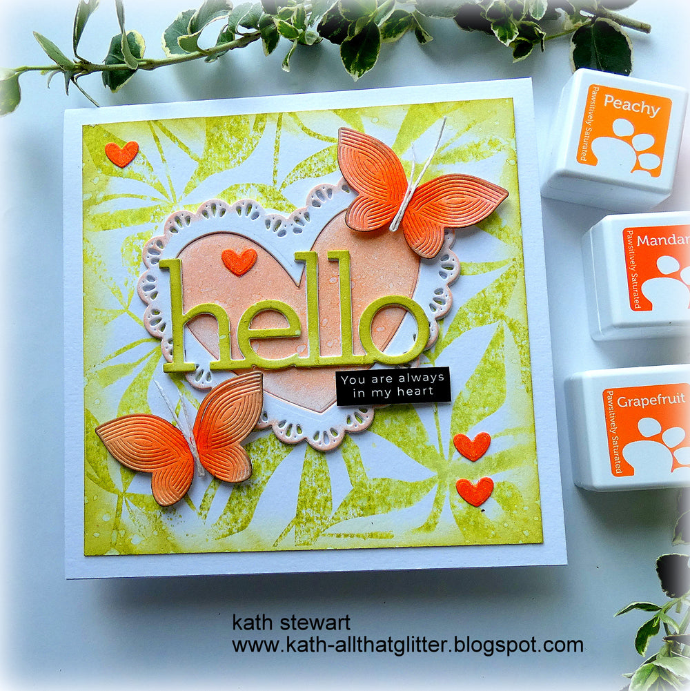Simon Says Stamp Lace Heart Wafer Dies 1074sdc Celebrate Hello Card | color-code:ALT02