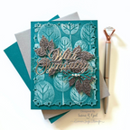 Simon Says Stamp Lacy Point Frames Wafer Dies s1037 STAMPtember Sympathy Card
