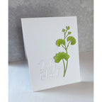 Simon Says Stamp Lady's Mantle Wafer Dies s887 Smitten Friend Card