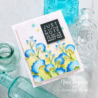 Simon Says Stamp Lady's Mantle Wafer Dies s887 Smitten Thinking of You Card | color-code:ALT02
