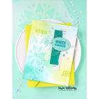 Simon Says Stamp Set of 2 Stencils Large Snowflake Cutouts 1098stc Sugar and Spice Holiday Card | color-code:ALT04