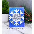 Simon Says Stamp Large Snowflake Wafer Die 1331sd Sugar and Spice Holiday Card