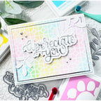 Simon Says Stamp Stencils Lattice Tile 1022st Be Bold Appreciate You Card | color-code:ALT05
