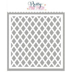 Pretty Pink Posh LATTICE Stencil