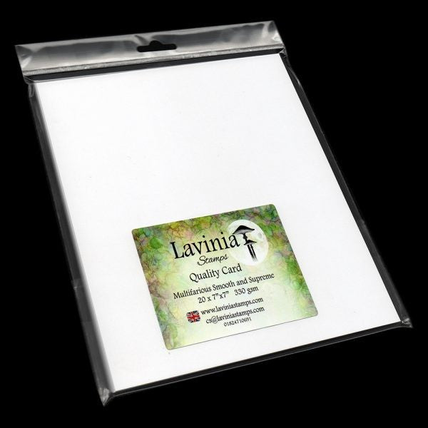 Lavinia Stamps 7 x 7 inch White Multifarious Card Pack 1086