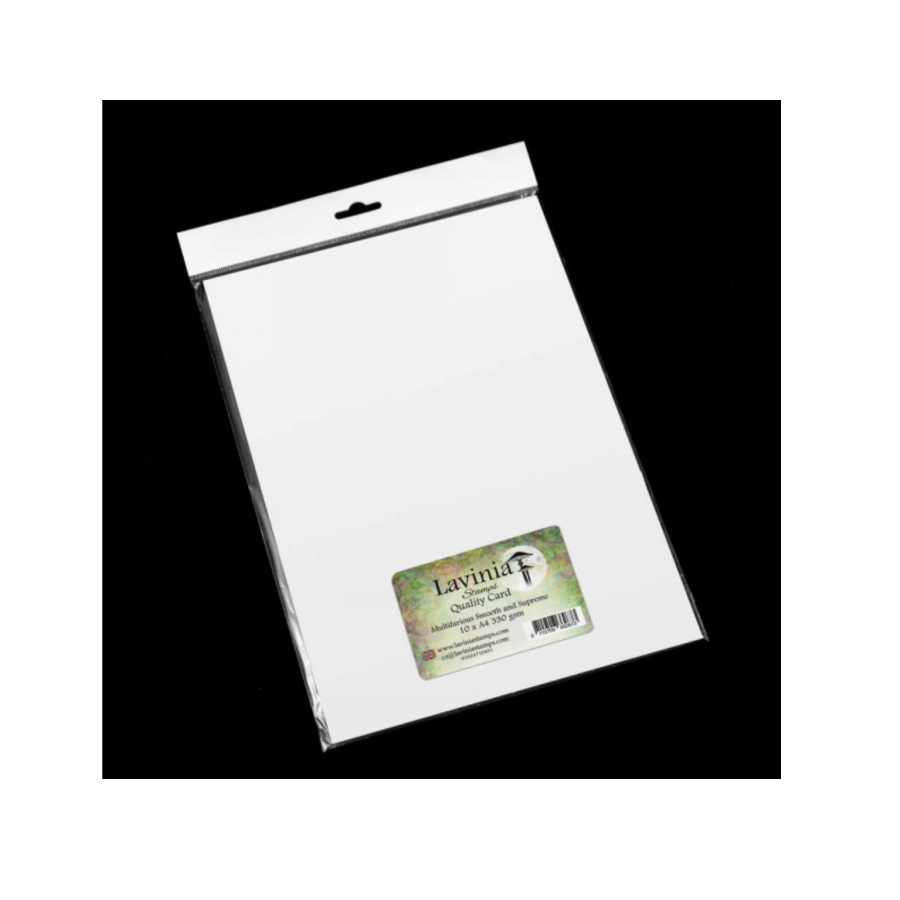 Lavinia Stamps A4 White Multifarious 10 Sheet Card Pack 1087