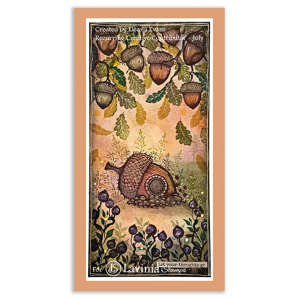 Lavinia Stamps Acorns Clear Stamps lav983 forest