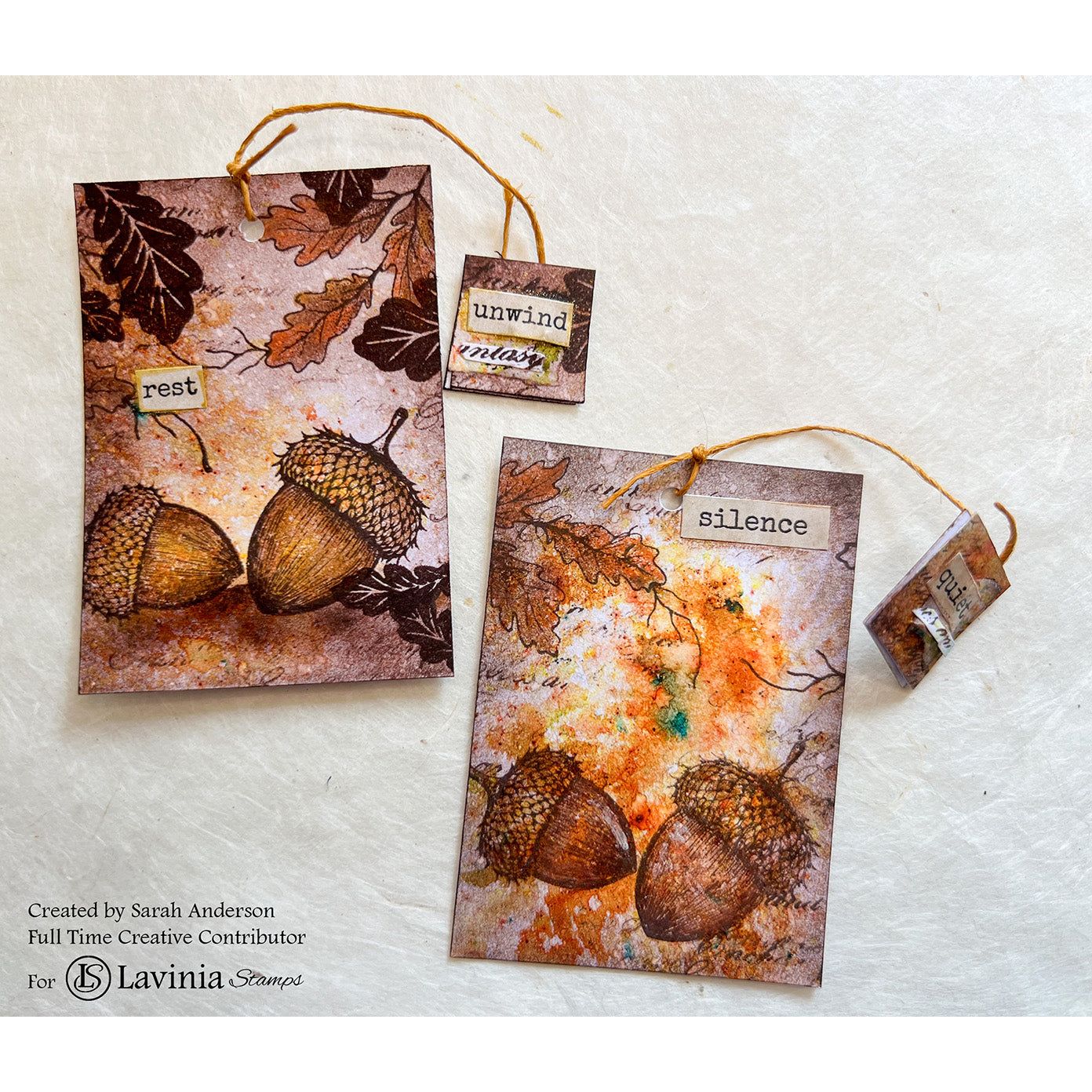 Lavinia Stamps Acorns Clear Stamps lav983 tags