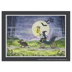 Lavinia Stamps Alfie and Pip Clear Stamps lav1087 full moon bats picture sarah summerton