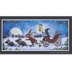 Lavinia Stamps Alfie and Pip Clear Stamps lav1087 snowy scene picture helen burrell
