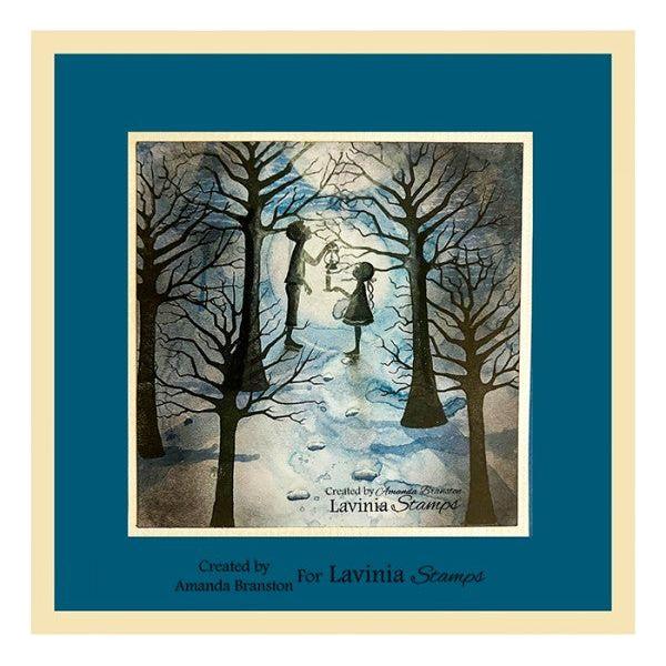 Lavinia Stamps Annie and Edward Clear Stamps lav921 forest