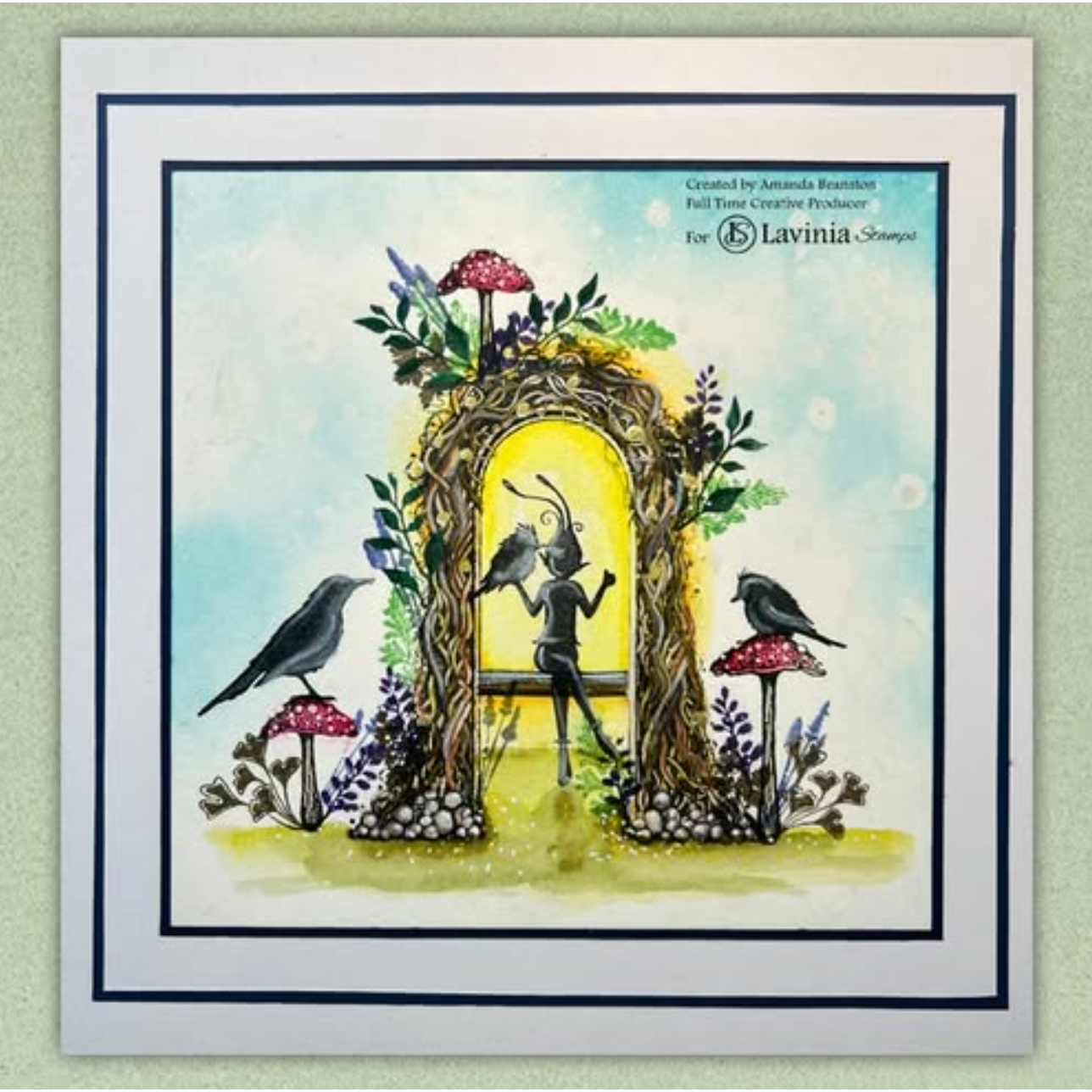 Lavinia Stamps Archway Clear Stamp lav957 birds