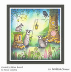 Lavinia Stamps Barkley Clear Stamp lav1050 treehouse forest card