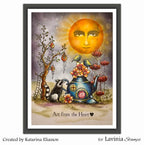 Lavinia Stamps Barkley Small Clear Stamp lav1051 teapot flowers card