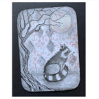 Lavinia Stamps Baroque Flower Stencil st048 full moon card