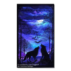 Lavinia Stamps Bats Clear Stamps lav167 blue background card