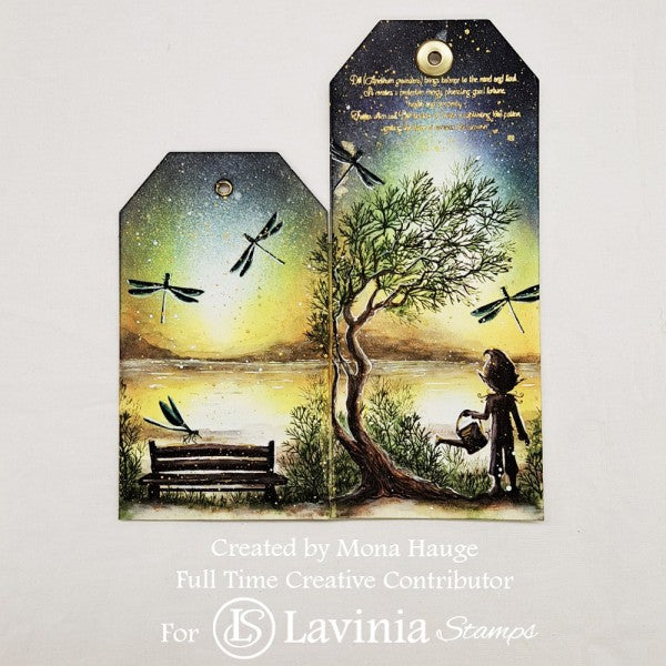 Lavinia Stamps Bench Clear Stamp lav937 bookmarks