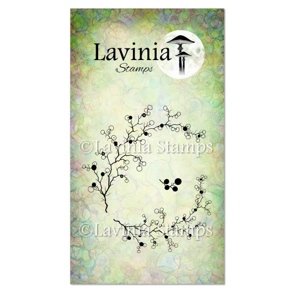 Lavinia Stamps Berry Wreath with Mini Berries Clear Stamps lav568