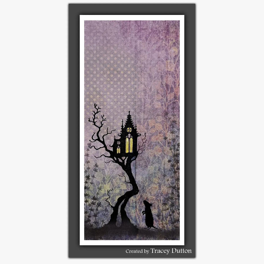 Lavinia Stamps Blackthorn Chapel Clear Stamp lav1068 mouse house card tracey dutton