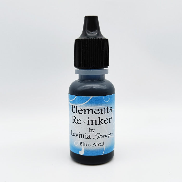 Lavinia Stamps Blue Atoll Elements Dye Ink Pad and Re-Inker Set image 2