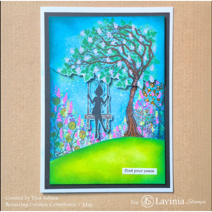 Lavinia Stamps Blue Lagoon Elements Dye Ink Pad and Re-Inker Set swing