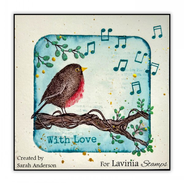 Lavinia Stamps Bobby Clear Stamp lav922 music notes