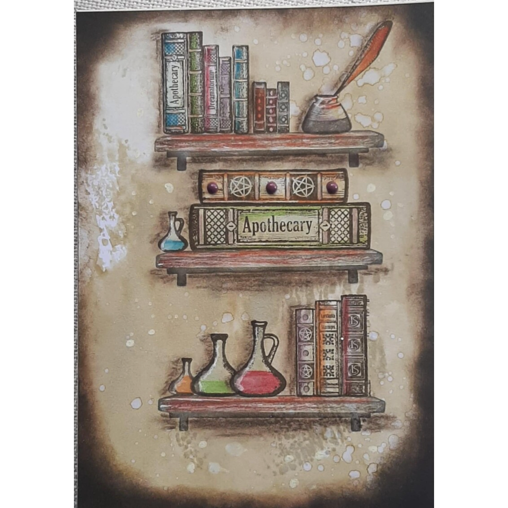 Lavinia Stamps Cures and Curses Clear Stamps lav962 books