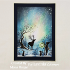 Lavinia Stamps Dark Denim Elements Re-Inker lser-20 lights