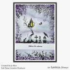 Lavinia Stamps Deadwood Clear Stamps lav1069 embrace the unknown card jo rice