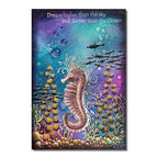 Lavinia Stamps Deeper Than The Ocean Clear Stamp lav447 seahorse