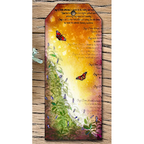 Lavinia Stamps Dill and Sage Words Clear Stamps lav940 butterflies
