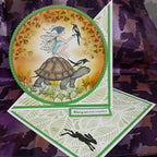 Lavinia Stamps Eira Clear Stamp lav1026 riding turtle