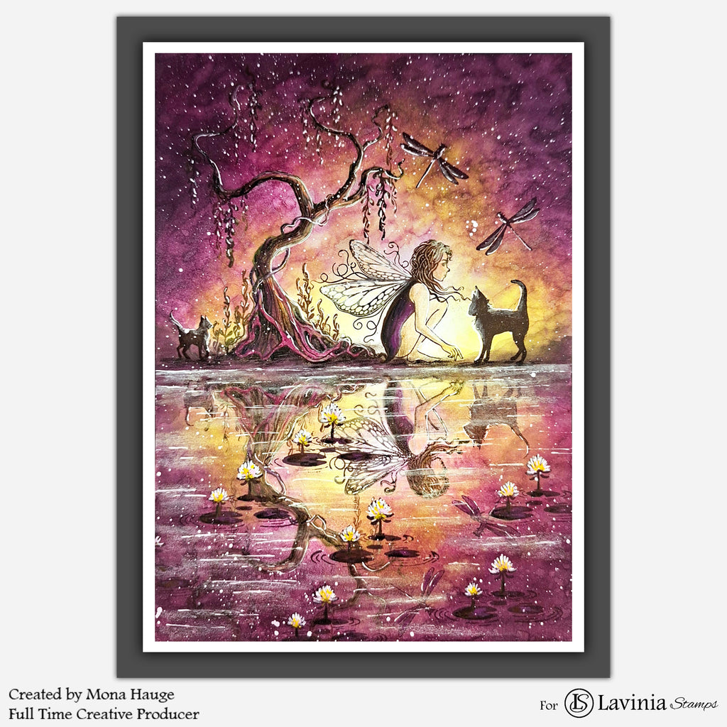 Lavinia Stamps Eryn Clear Stamp lav1041 dragonflies