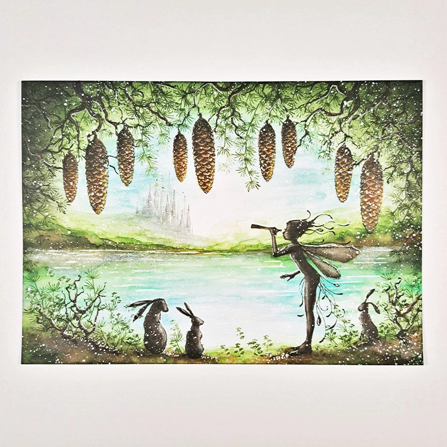 Lavinia Stamps Everdusk Tree Clear Stamp lav1009 water