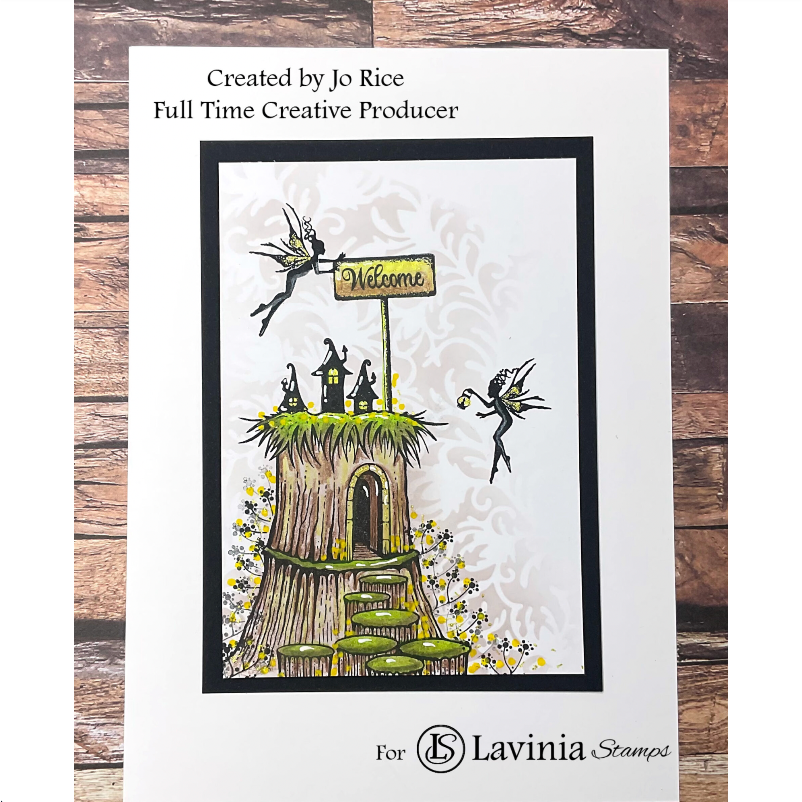 Lavinia Stamps Faelorn Rest Clear Stamp lav1043 fairy houses