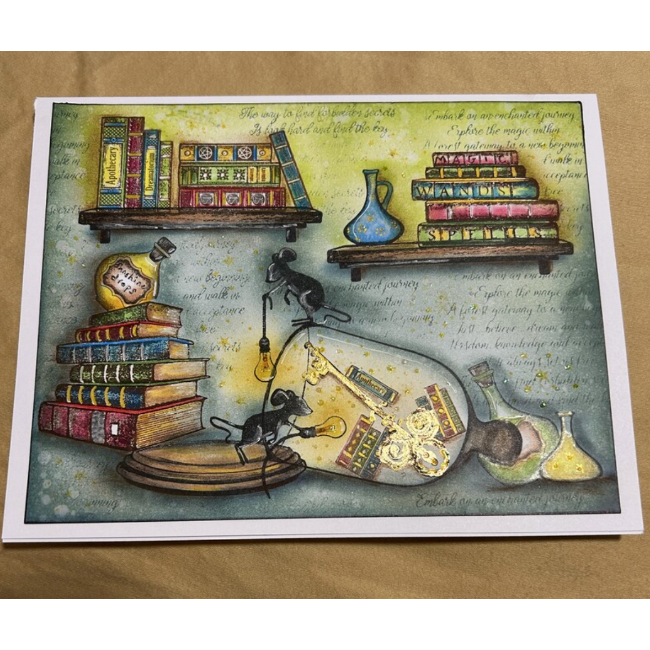 Lavinia Stamps Fairy Handbook Clear Stamps lav964 key