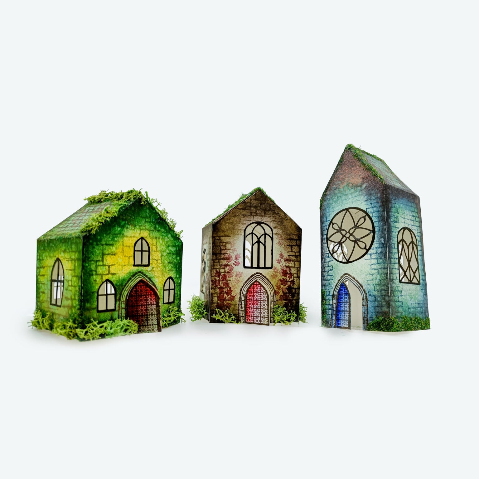 Lavinia Stamps Fairy Nook Homes moss covered