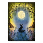 Lavinia Stamps Fox Set 1 Clear Stamps lav635 full moon