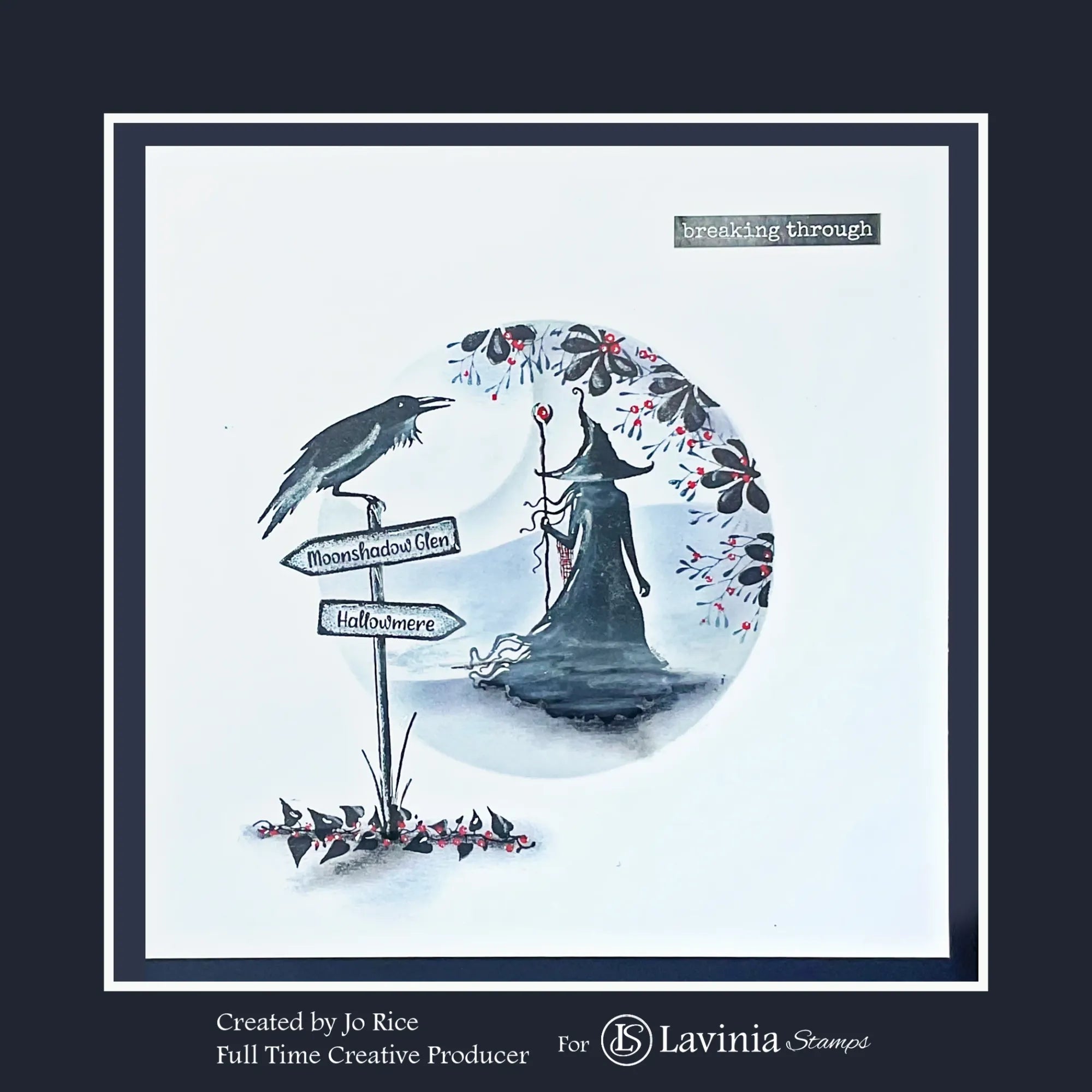 Lavinia Stamps Hallowmere Clear Stamp lav1000 berries
