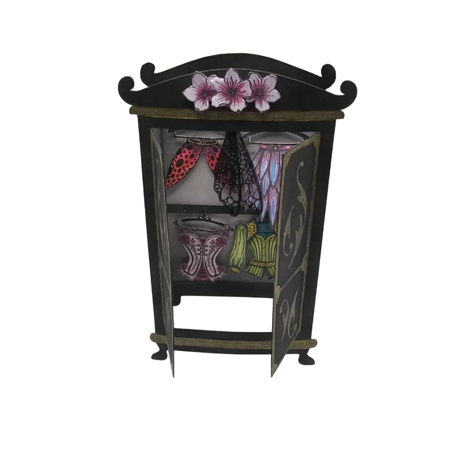 Lavinia Stamps Hanger Clear Stamp lav1055 beautiful wardrobe stand up