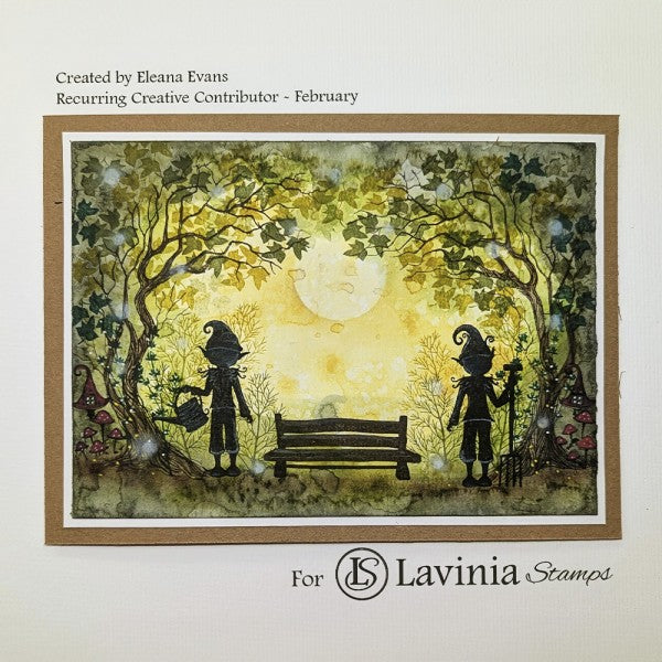 Lavinia Stamps Herbalum Baz Clear Stamp lav942 forest