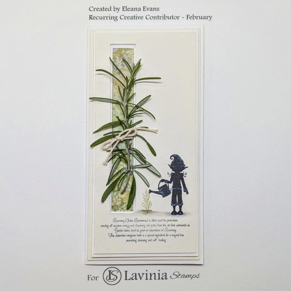 Lavinia Stamps Herbalum Bob Clear Stamp lav944 plant