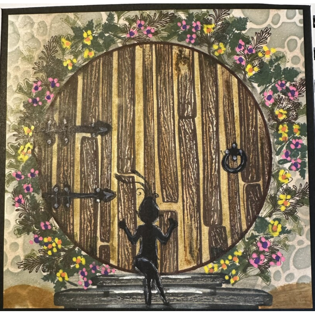 Lavinia Stamps Hobbits Door Accessories Clear Stamps lav967 flowers