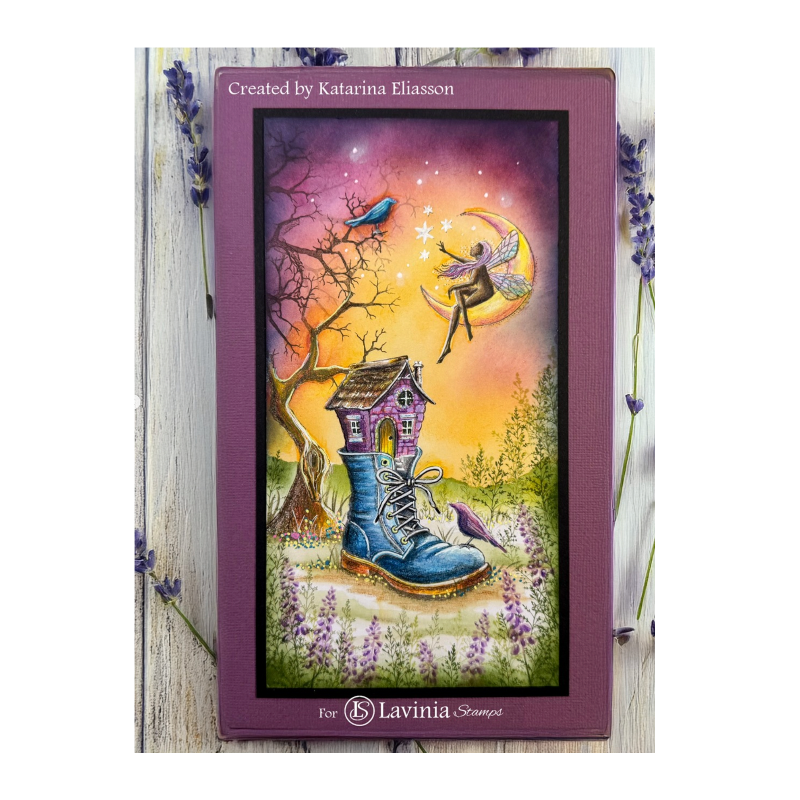 Lavinia Stamps Hobblehollow House Clear Stamp lav1013 fairy